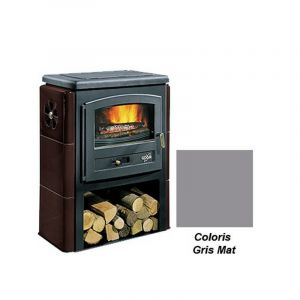 Po&ecirc;le &agrave; Bois Godin Eco 2 363109 Gris Mat