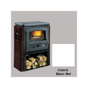 Po&ecirc;le &agrave; Bois Godin Eco 2 363109 Blanc Mat