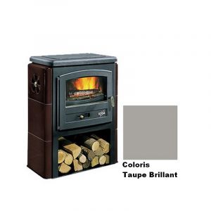 Po&ecirc;le &agrave; Bois Godin Eco 2 363109 Taupe Brillant