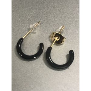 BO perc&eacute;es Acier- Petits anneaux ouverts avec r&eacute;sine color&eacute;e