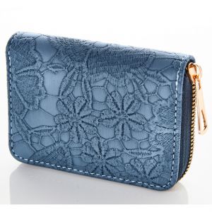 Portefeuille RFID "Amelie" bleu Am&eacute;lie di Santi