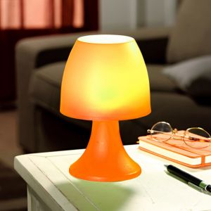 Lampe à poser 6 LED, orange