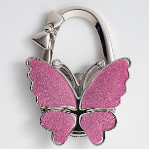 Porte-sac à main Papillon", fuchsia"