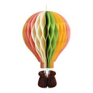 Suspension d&eacute;corative Montgolfi&egrave;re 25 cm