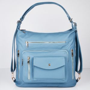 Sac "Anika" 2 en 1, bleu clair Amélie di Santi