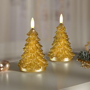 Bougie LED Sapin""