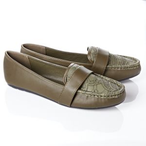 Moccasin Amelie vert fonc&eacute; Am&eacute;lie di Santi Am&eacute;lie di Santi