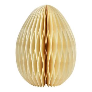 D&eacute;coration de P&acirc;ques Oeuf de P&acirc;ques structure alv&eacute;olaire Blanc