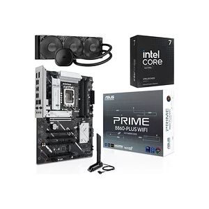 Trio Intel Core Ultra 7 265KF + ASUS PRIME B860-PLUS WIFI + Nautilus RS 360 ( 130 euros de r&eacute;duction avec le code promo NOVA )