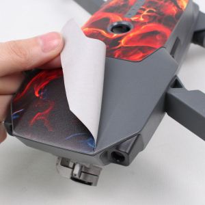 Stickers Waterproof Batterie - Radio - DJI MAVIC PRO Roar Flames