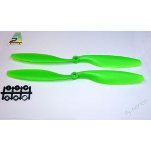 Hélice Gemfan Slow Fly Propulsive vert 12 x 4.5 (2 pcs) A2PRO