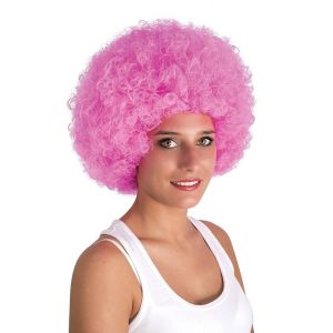 Perruque WILLY Afro, rose