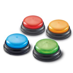 Jeu de 4 Buzzers sons et lumi&egrave;re