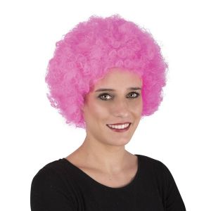 Perruque pop rose