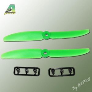 Hélice Gemfan Slow Fly CW vert 5 x 3 (2 pcs) A2PRO