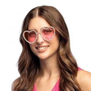 Lunettes party Diamond heart