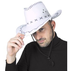 Chapeau Buffalo luxe blanc