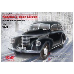 Maquette v&eacute;hicule d'Etat Major : Opel Kapitan Saloon 2 portes