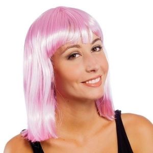 Perruque Charleston, rose