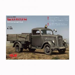 Maquette camion Opel Blitz TYPE 2,5-32 (1,5 tonne) Camion Arm&eacute;e Allemande 2eme Guerre mondiale