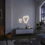 Ruban lumineux n&eacute;on Almeida LED int&eacute;gr&eacute;e variation de couleurs IP20 dimmable 10W L.200cm blanc Goodhome