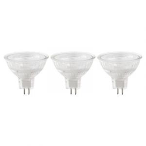 Lot 3 ampoules LED MR16 GU5.3 621lm 6.1W = 50W Ø4.5cm Diall blanc neutre