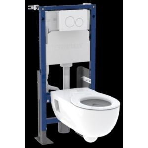 Pack WC suspendu avec b&acirc;ti-support autoportant G450 Rimfree Geberit