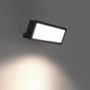Projecteur mural LED ext&eacute;rieur noir 30 W 3750 lm sans d&eacute;tecteur IP65, GoodHome Davern