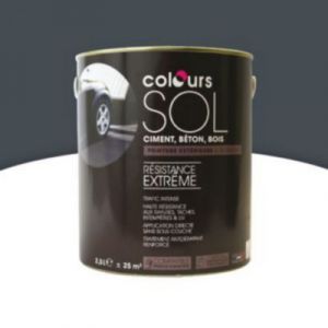 Peinture ext&eacute;rieure sol Colours Premium basalte satin 2,5L