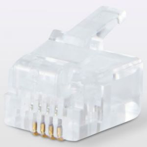 Fiche RJ11 mâle à câbler Blyss, lot de 6