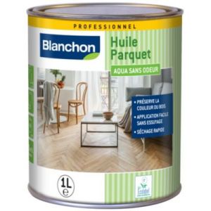 Huile bois intérieur professionnel Aqua Blanchon incolore mat 1L