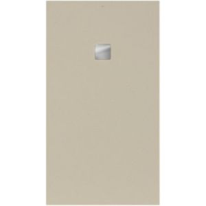 Receveur de douche 100 x 180 cm en acrylique, cr&egrave;me textur&eacute;, Villeroy & Boch Exklusive