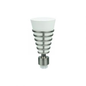Embout cône pour barre à rideau GoodHome 19 mm Anafi blanc