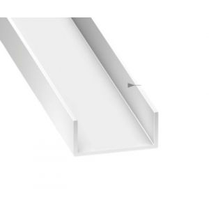 Nez de cloison - PVC blanc - 20 x 74 mm, L. 2,6 m CQFD