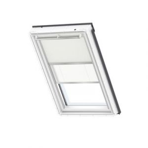 Store de fenêtre de toit occultant et tamisant Velux Duo DFD M04 beige