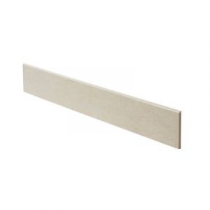 Plinthe en carrelage beige effet beige L.60 x l.8 cm x &eacute;p.8 mm, GoodHome Soft Travertin