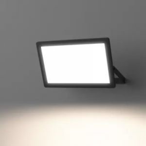 Projecteur LED ext&eacute;rieur noir 150 W 18 000 lm IP65, GoodHome Lucan