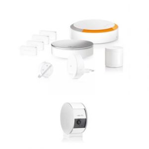 Système d'alarme Somfy Home alarme max + Caméra de surveillance intérieure Somfy