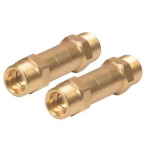 Raccord pour tuyau de gaz à raccord rapide 1/4-1/2