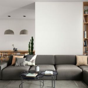 Faïence murale Aspen blanc 40 x 120 cm