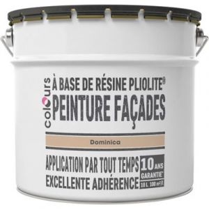 Peinture ext&eacute;rieure fa&ccedil;ade Pliolite&reg; Colours beige Dominica 10L