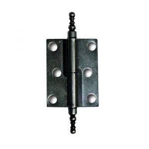 Paumelle &agrave; vase acier vieux fer 50 x 40 mm gauche vendue par 2