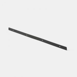 Profil de finition pour plan de travail GoodHome Nantua Noir l. 24 mm x H. 22 mm