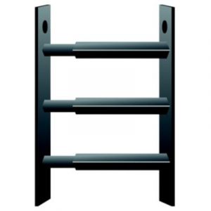 3 barreaux télescopiques de fenêtre, acier gris Mottez, L.55 à 103 cm