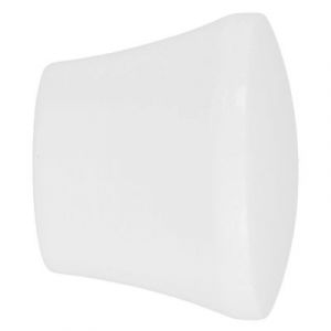 Embout c&ocirc;ne pour barre &agrave; rideau Volos bois de h&ecirc;tre blanc &Oslash;28mm GoodHome