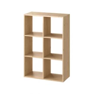 Étagère modulable 6 cubes en pin GoodHome Mixxit