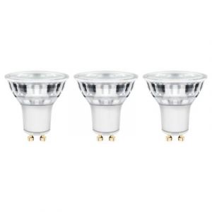 Lot 3 ampoules LED spot réflecteur GU10 345lm 3.6W = 35W Ø5cm Diall blanc chaud