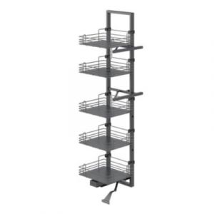 Colonne coulissante 5 niveaux GoodHome Enden Pèbre 60 cm