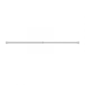 Tringle à rideaux extensible Anafi GoodHome mat blanc L.90/120cm