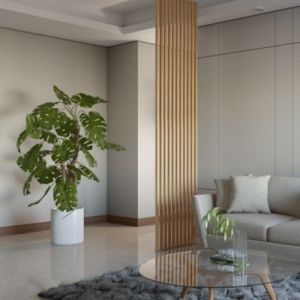 Tasseau Claustra ch&ecirc;ne de Saragosse 60 x 250 cm